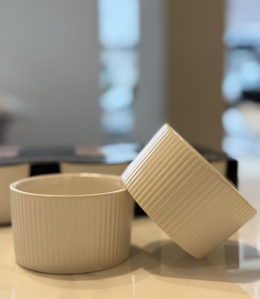 ALL WHITE Servierschalen 6er Set