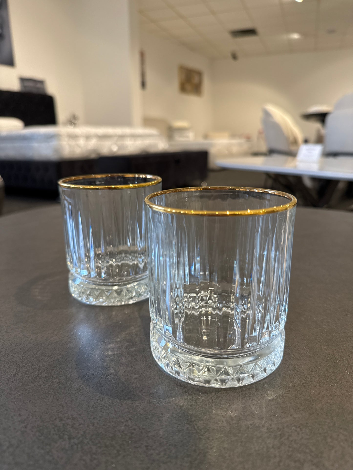 Elysia Trinkglas 4er Set mit goldenem Rand
