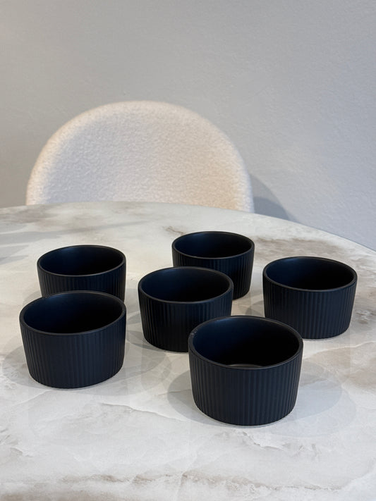 ALL BLACK Servierschalen 6er Set