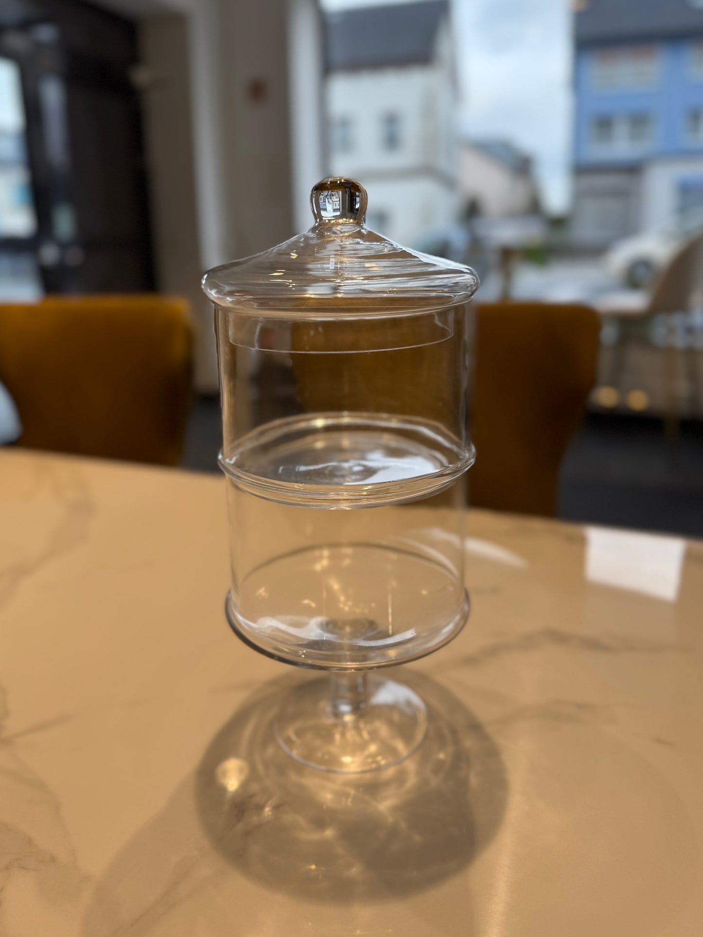 Glasglocke Etagere